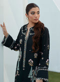Farah Talib Aziz | Designer Picks 24 | PETRA BLACK EMBROIDERED SHIRT AND DUPATTA