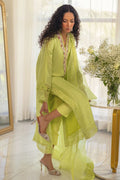 Annus Abrar | Designer Picks 24 | RAYLA KIWI GREEN - SHIRT AND PANTS