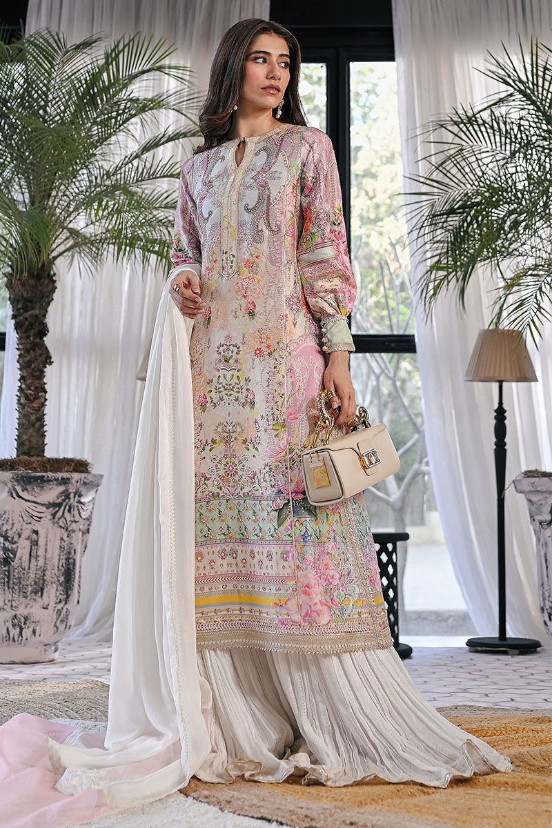 Ansab Jahangir | Digital Silk | Aliya Shirt and Dupatta