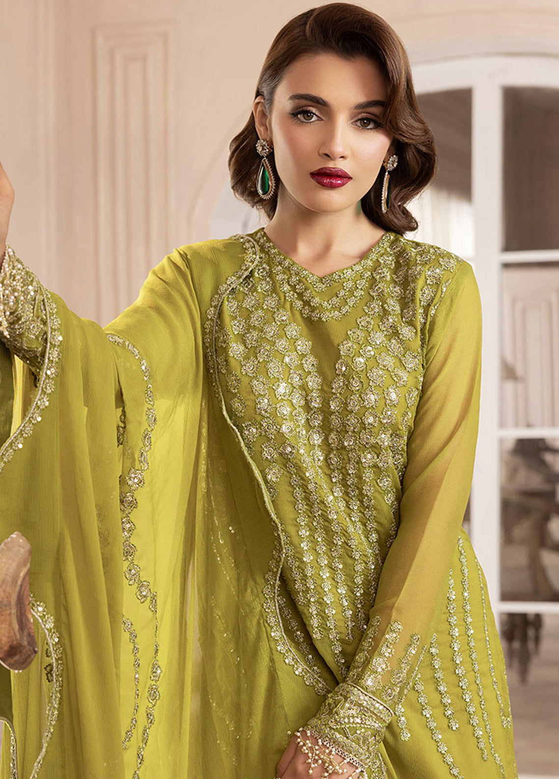 Sahane | Elyssa Festive Chiffon | CT-19001 Eve - ELYSSA - House Of Zarish