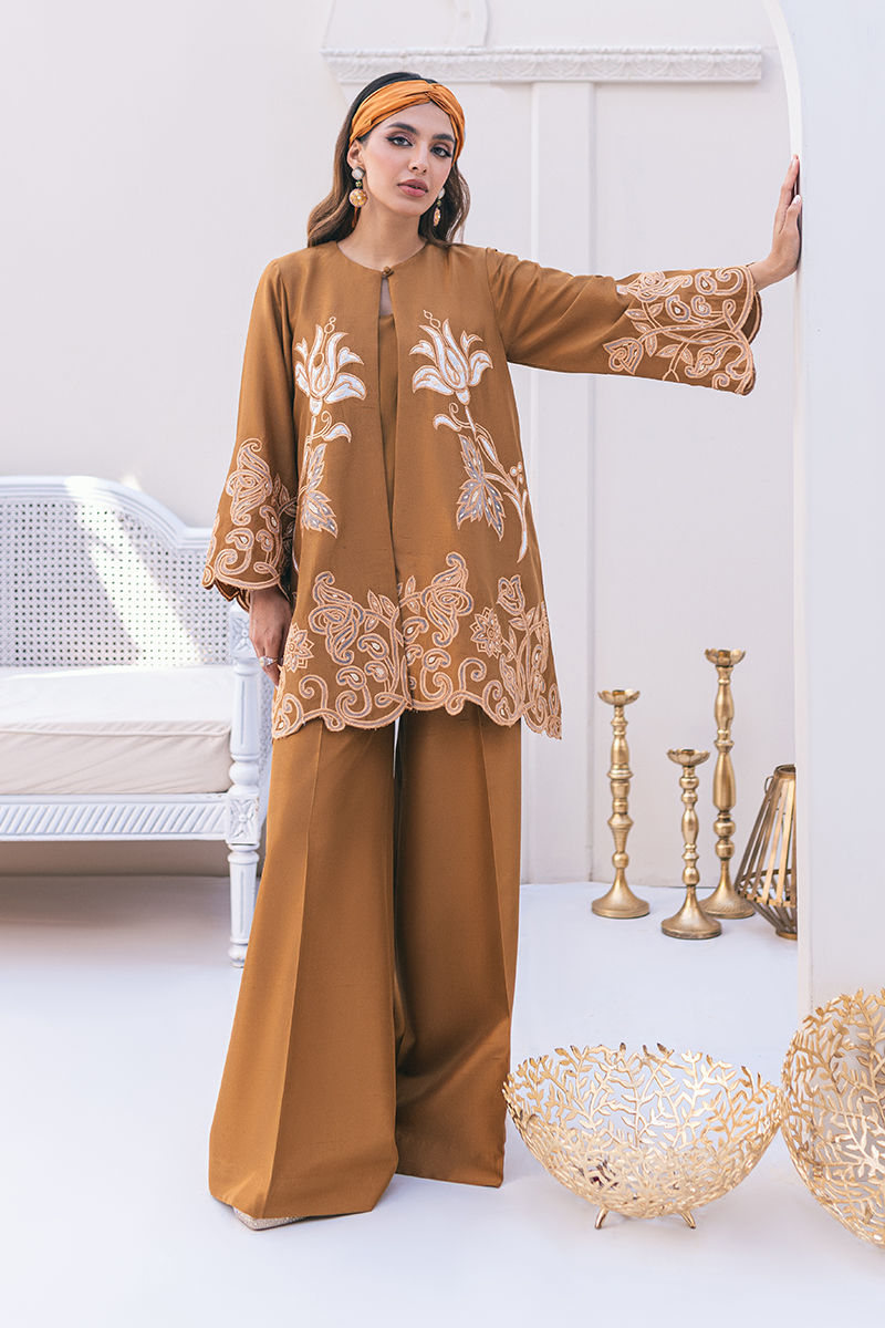 Ansab Jahangir | Luxe Pret Signature | MOCHA - House Of Anaya