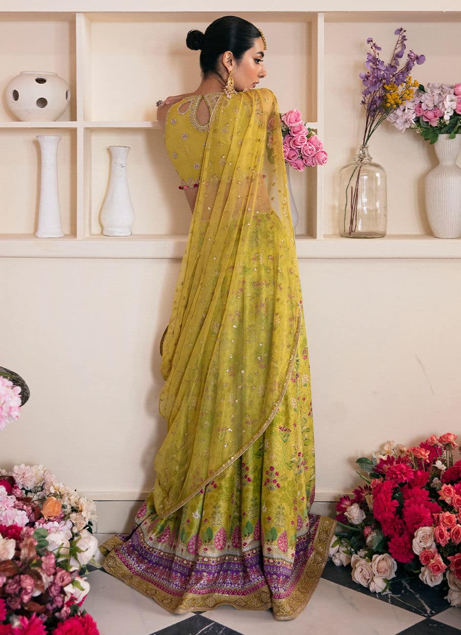 Farah Talib Aziz | Mayna Festive Luxe | ELIKA LIME - House Of Anaya