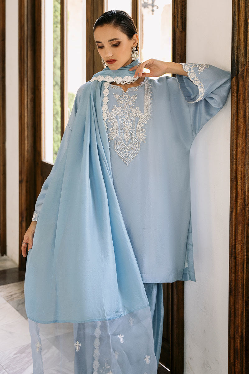 Ansab Jahangir | Luxe Pret Signature | Delphinium - House Of Anaya