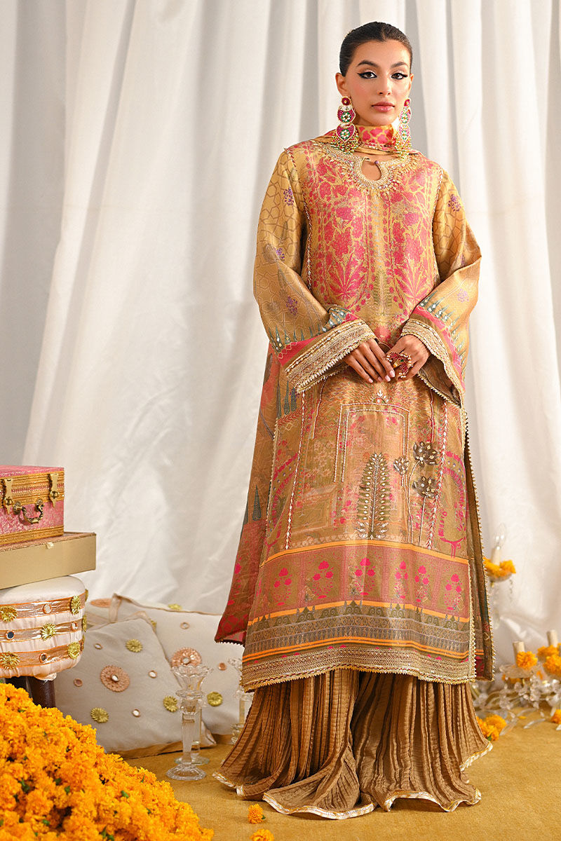 Ansab Jahangir | Digital Silk | Asmara Shirt and Dupatta