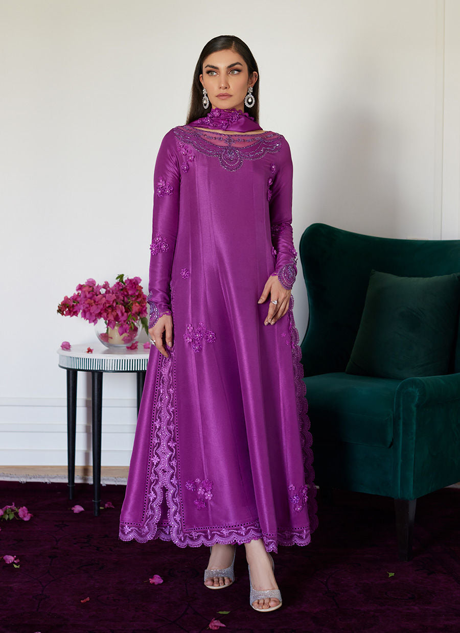 Farah Talib Aziz | Luna Eid Collection 24 | TIERRA MUTED MAGENTA - House Of Anaya
