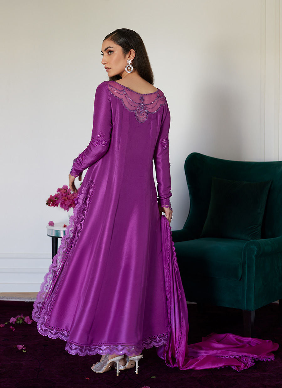 Farah Talib Aziz | Luna Eid Collection 24 | TIERRA MUTED MAGENTA - House Of Anaya