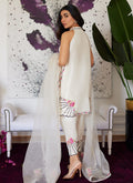 Farah Talib Aziz | Luna Eid Collection 24 | GENEVIVE PEARL WHITE - House Of Anaya