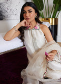 Farah Talib Aziz | Luna Eid Collection 24 | GENEVIVE PEARL WHITE - House Of Anaya