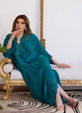 Farah Talib Aziz | Luna Eid Collection 24 | EMMELINE EMERALD CREPE