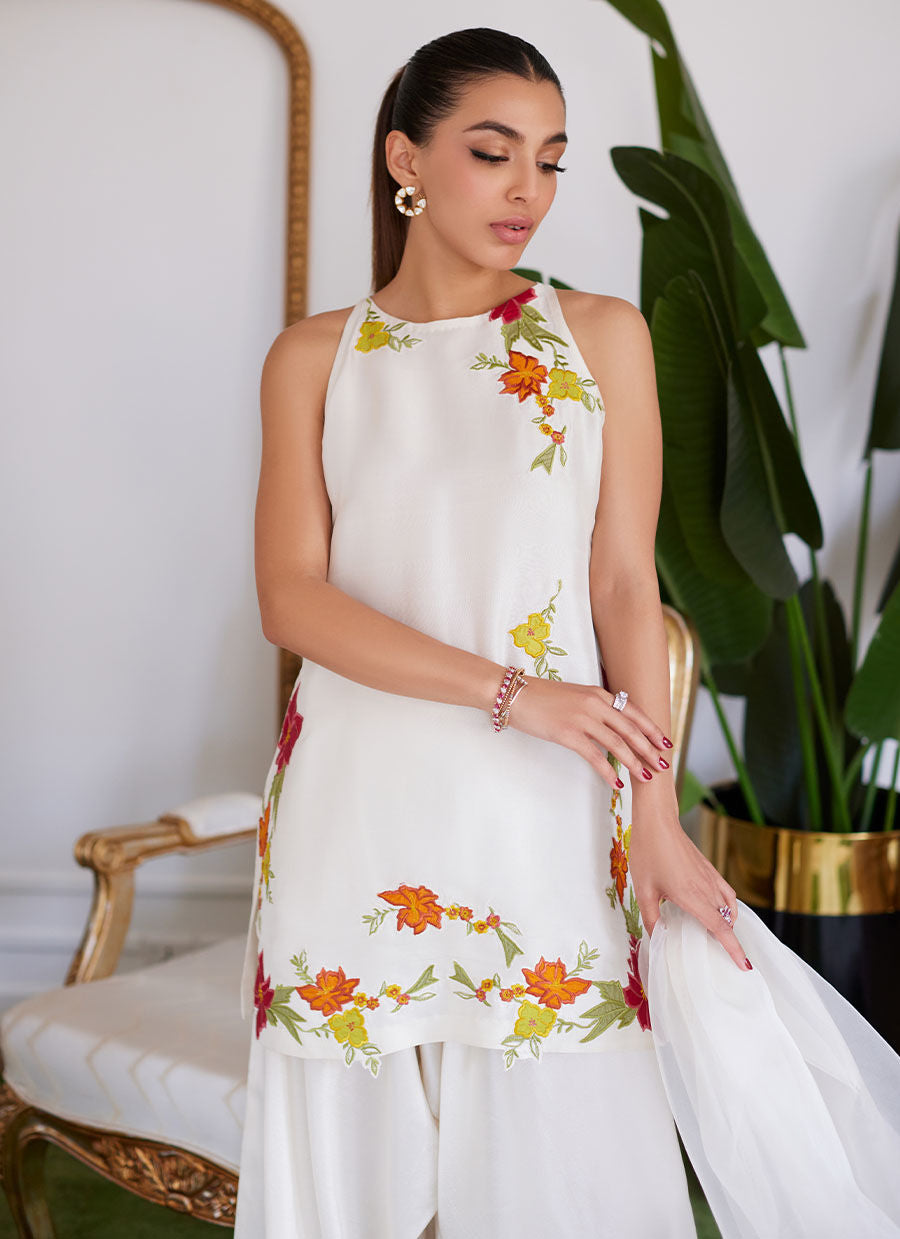 Farah Talib Aziz | Luna Eid Collection 24 | JULIET IVORY - House Of Anaya
