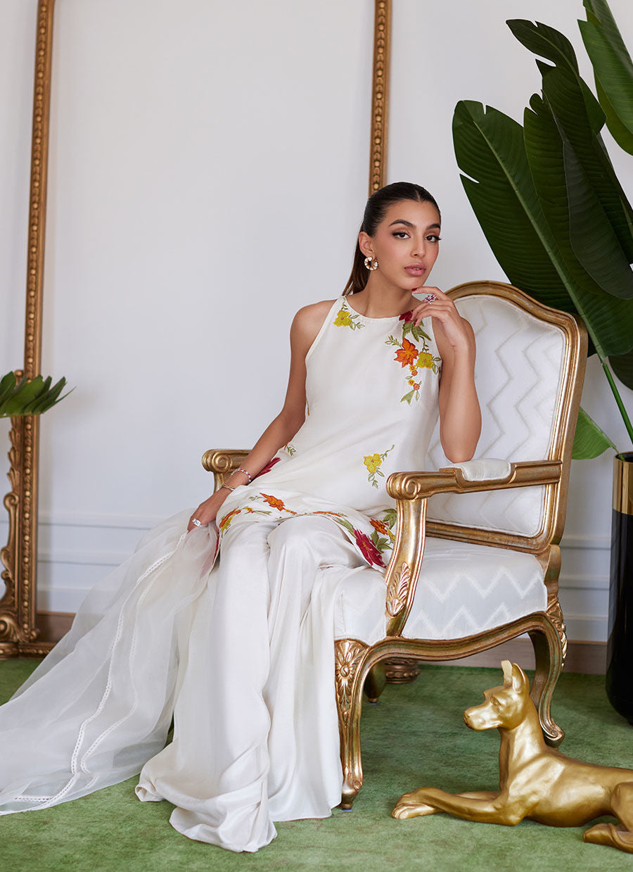 Farah Talib Aziz | Luna Eid Collection 24 | JULIET IVORY - House Of Anaya