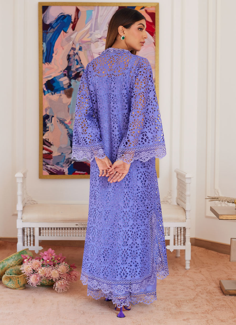Farah Talib Aziz | Luna Eid Collection 24 | EVANTHIA PERIWINKLE - House Of Anaya