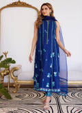 Farah Talib Aziz | Luna Eid Collection 24 | ELSYEE ROYAL BLUE - House Of Anaya