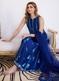 Farah Talib Aziz | Luna Eid Collection 24 | ELSYEE ROYAL BLUE - House Of Anaya