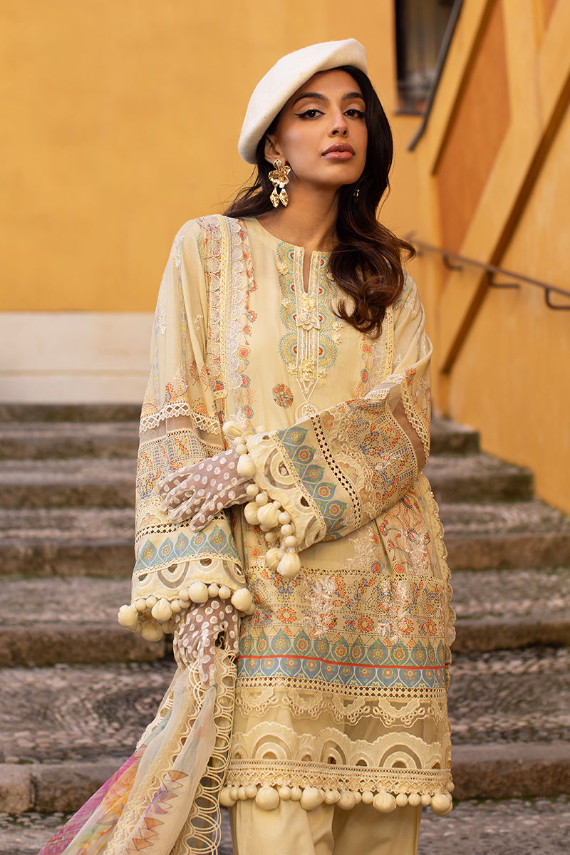 Ansab Jahangir | Zoha Luxury Lawn 25 | Mangosteen