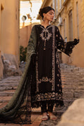 Ansab Jahangir | Zoha Luxury Lawn 25 | Black Lady