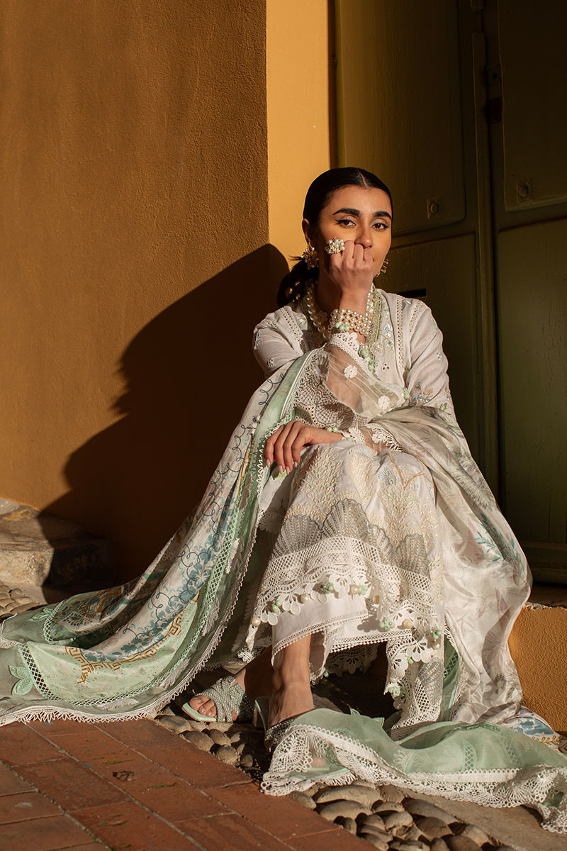 Ansab Jahangir | Zoha Luxury Lawn 25 | Baby’s Breath