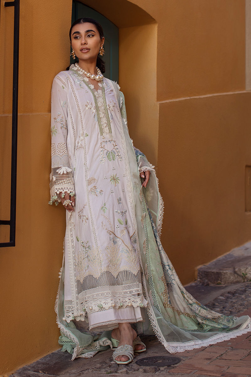 Ansab Jahangir | Zoha Luxury Lawn 25 | Baby’s Breath