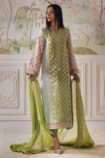 Annus Abrar | Elemental Festive | Nishba (Shirt, Pants and Dupatta)
