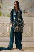 Annus Abrar | Elemental Festive | Qirat (Shirt, Pants and Dupatta)