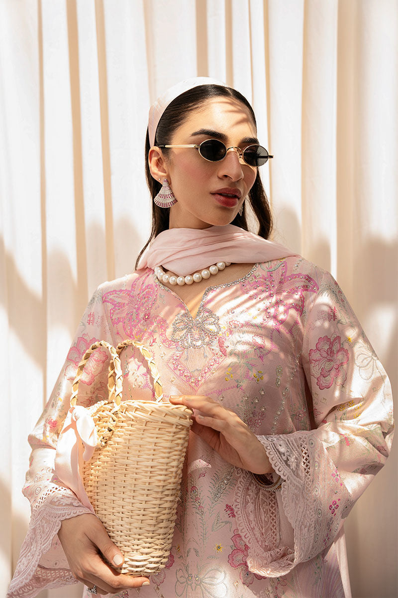 Ansab Jahangir | Digital Silk | Mahira Shirt And Dupatta