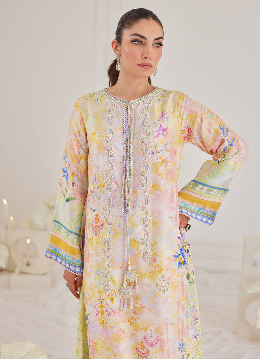 Farah Talib Aziz | Designer Picks 24 | BLANCA RAW SILK KAFTAN