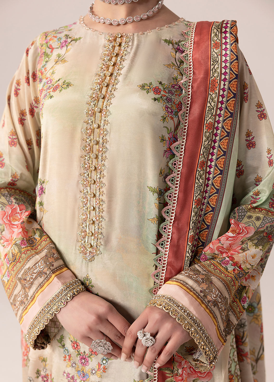 Sahane | Suay Silk Handwork Edit | CT-15004 AVA - SUAY - House Of Zarish