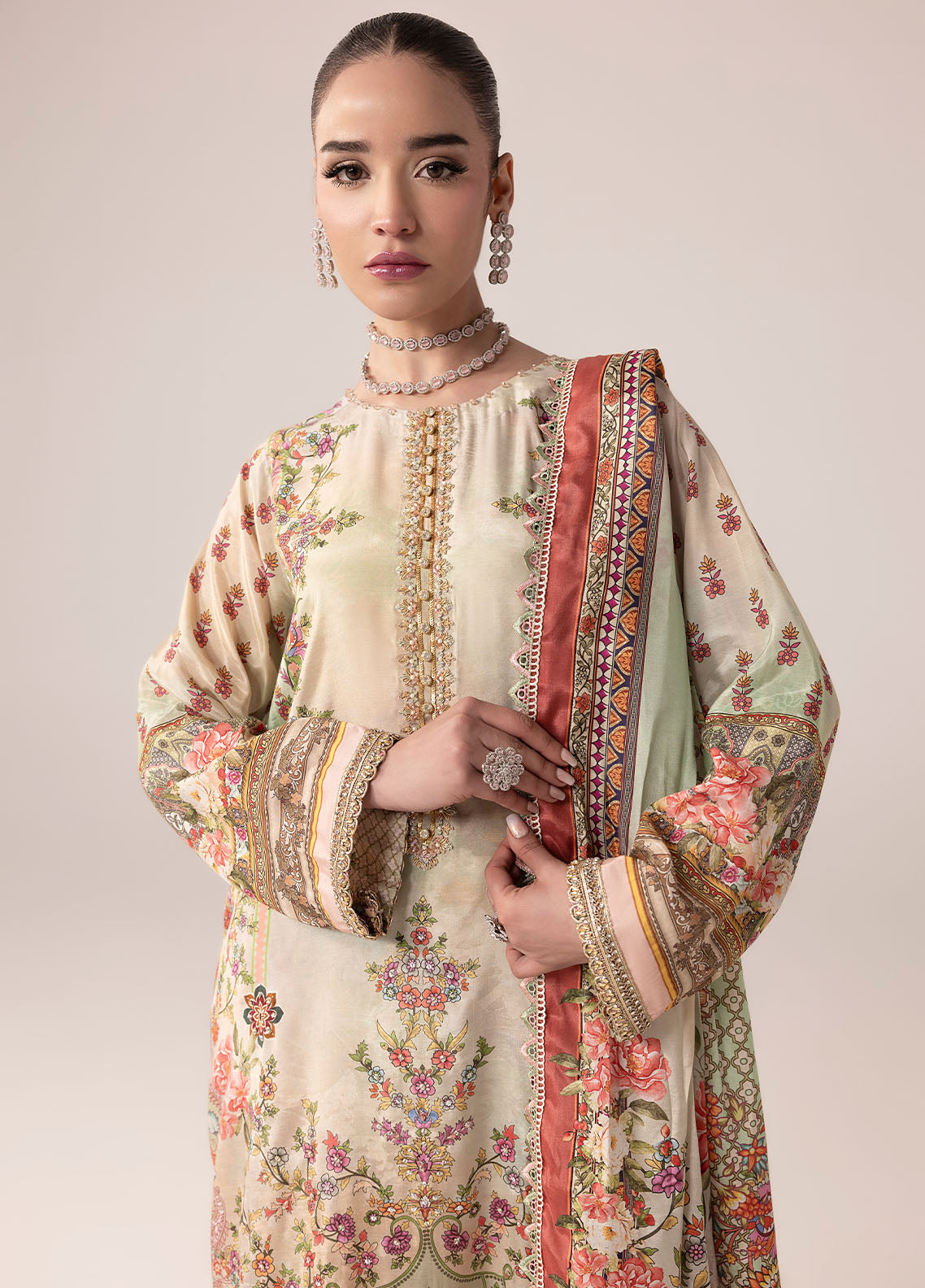 Sahane | Suay Silk Handwork Edit | CT-15004 AVA - SUAY - House Of Zarish