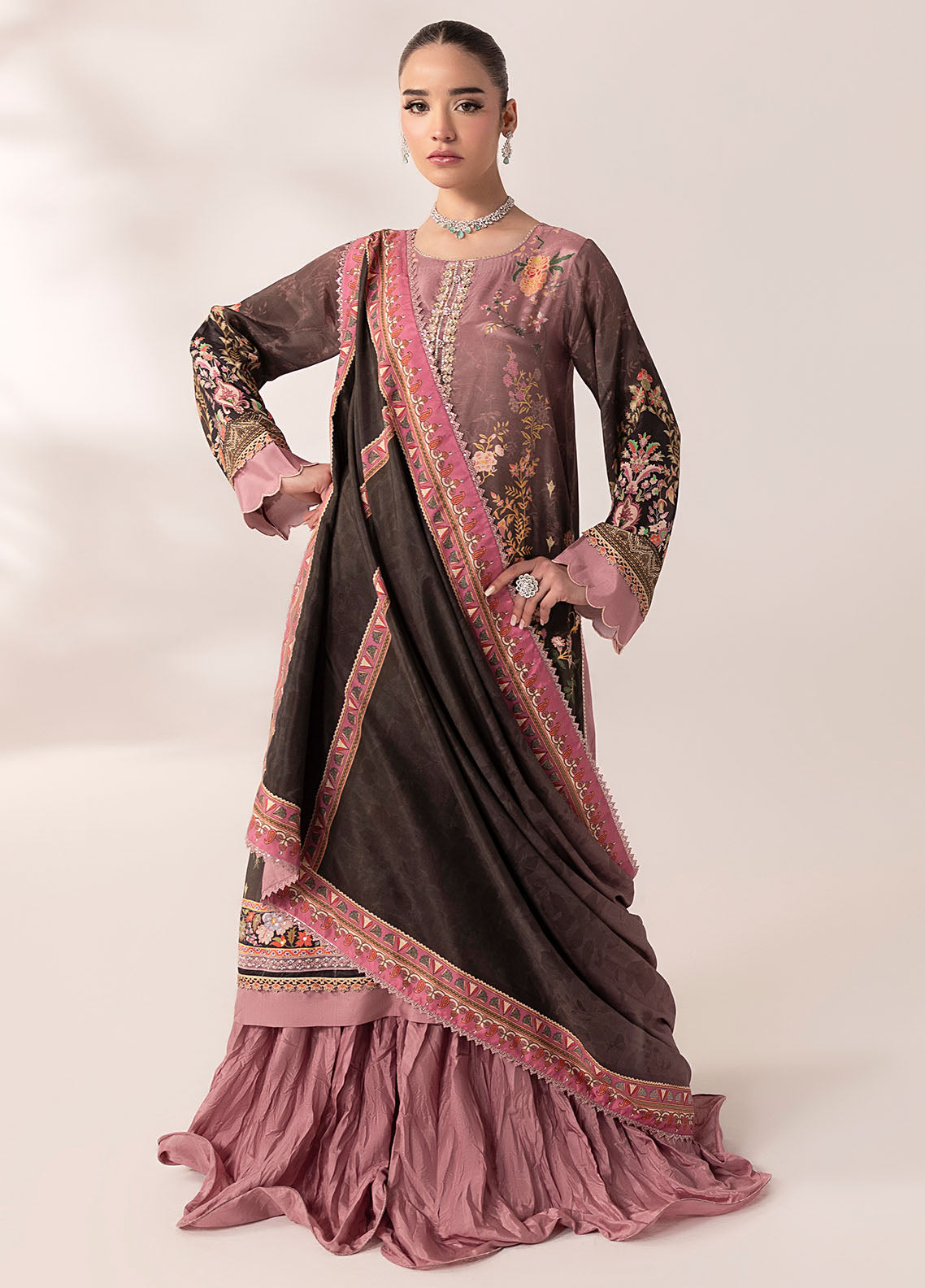 Sahane | Suay Silk Handwork Edit | CT-15007 LILANA - SUAY - House Of Zarish