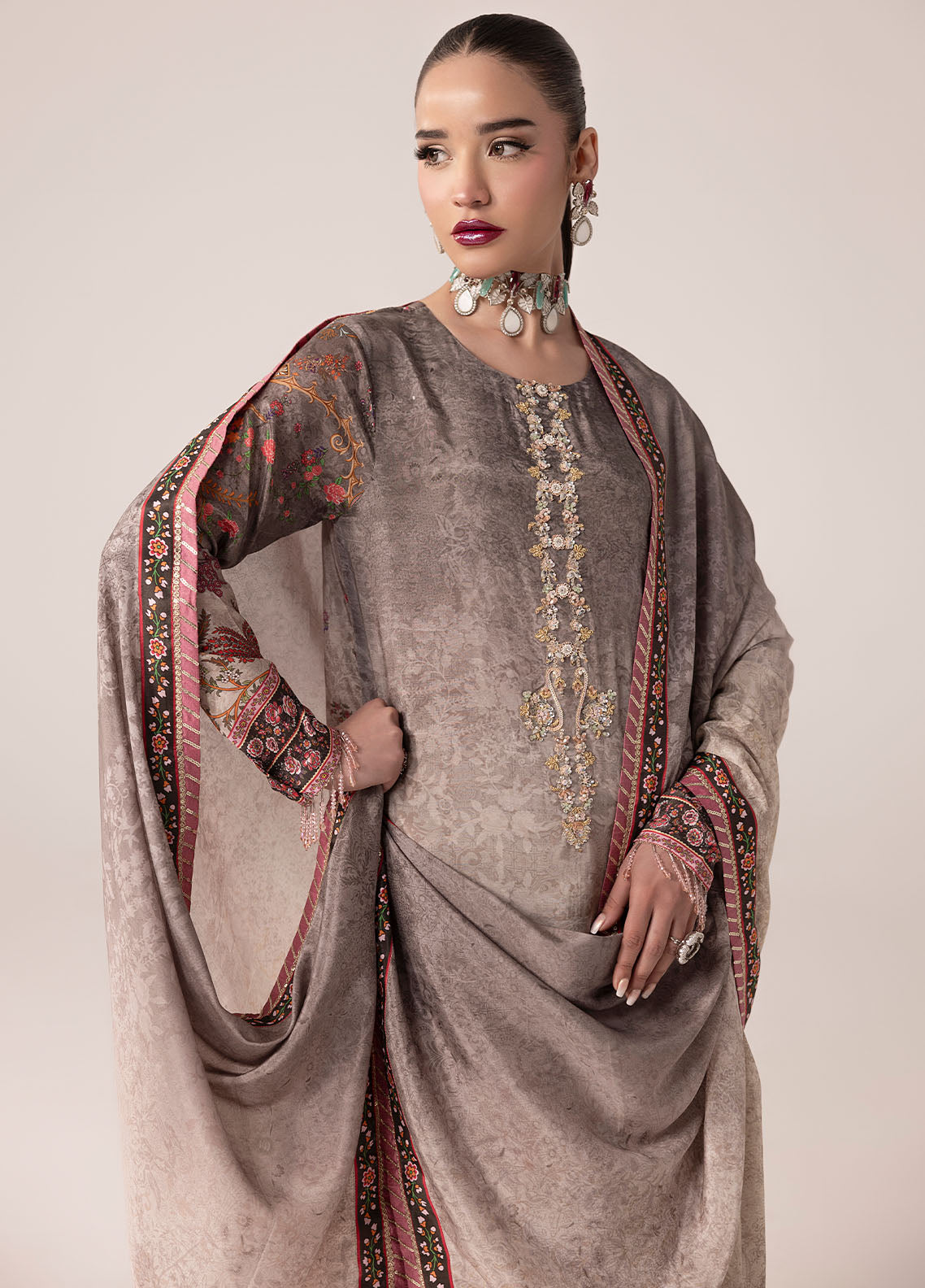 Sahane | Suay Silk Handwork Edit | CT-15008 CLARA - SUAY - House Of Zarish