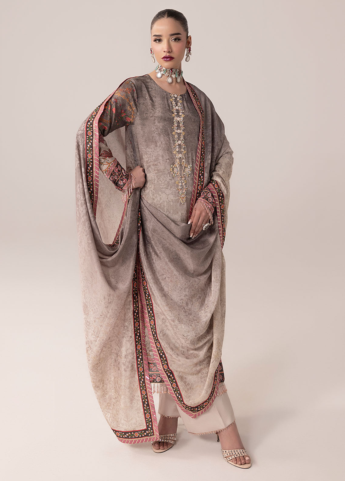 Sahane | Suay Silk Handwork Edit | CT-15008 CLARA - SUAY - House Of Zarish