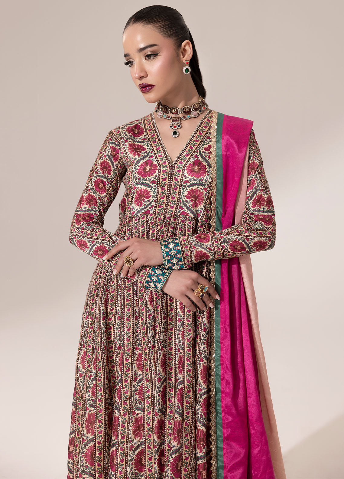 Sahane | Suay Silk Handwork Edit | CT-15001 LOREN - SUAY - House Of Zarish