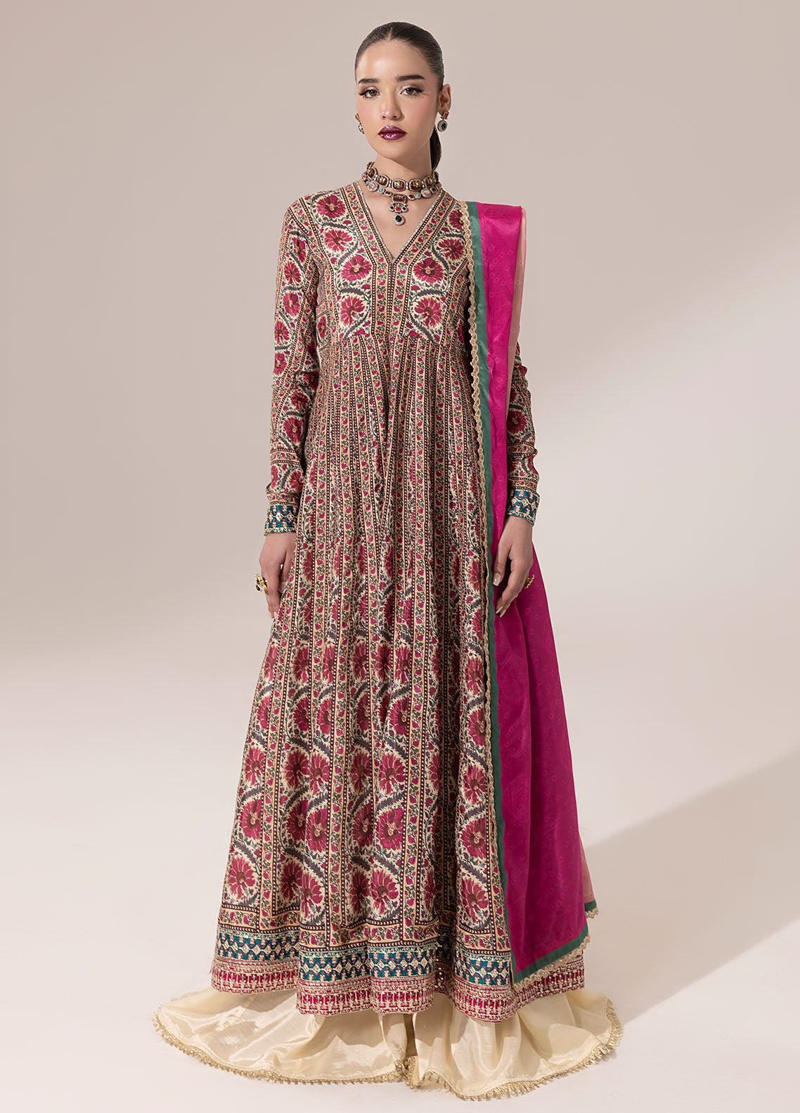 Sahane | Suay Silk Handwork Edit | CT-15001 LOREN - SUAY - House Of Zarish