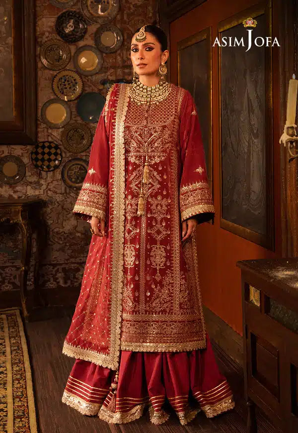 Asim Jofa | Makhmal Wedding Velvet 23 | AJMM-10 - House Of Anaya