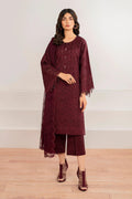Baroque | Stitched New | EMBROIDERED CHIFFON UF-690 - House Of Anaya