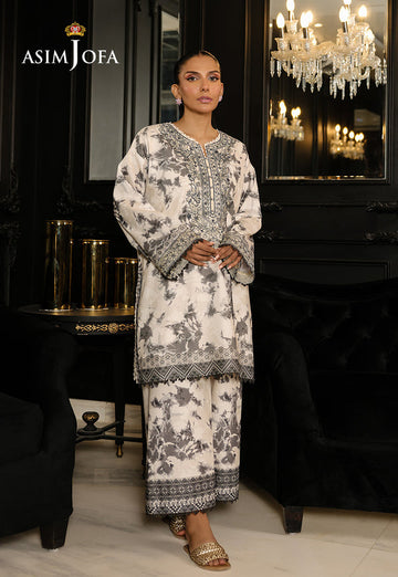 Asim Jofa | Summer Rhapsody | AJMCH-08 EMBROIDERED CAMBRIC
