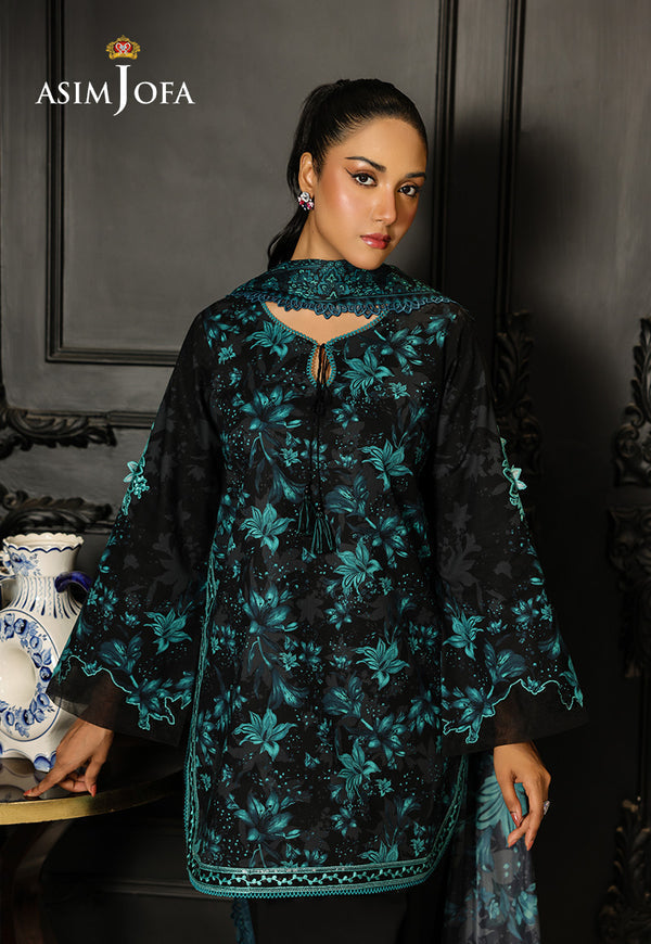 Asim Jofa | Summer Rhapsody | AJMCH-05 EMBROIDERED LAWN