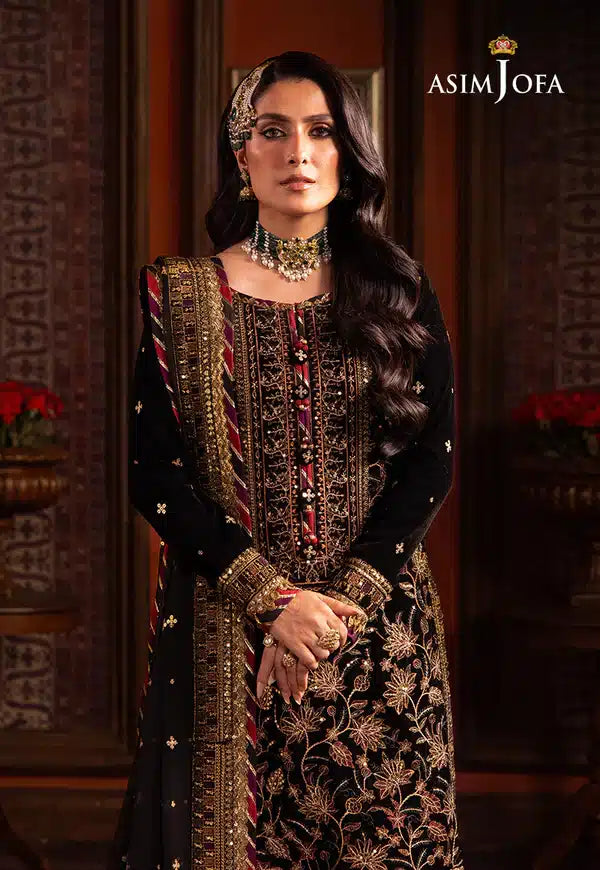 Asim Jofa | Makhmal Wedding Velvet 23 | AJMM-08 - House Of Anaya