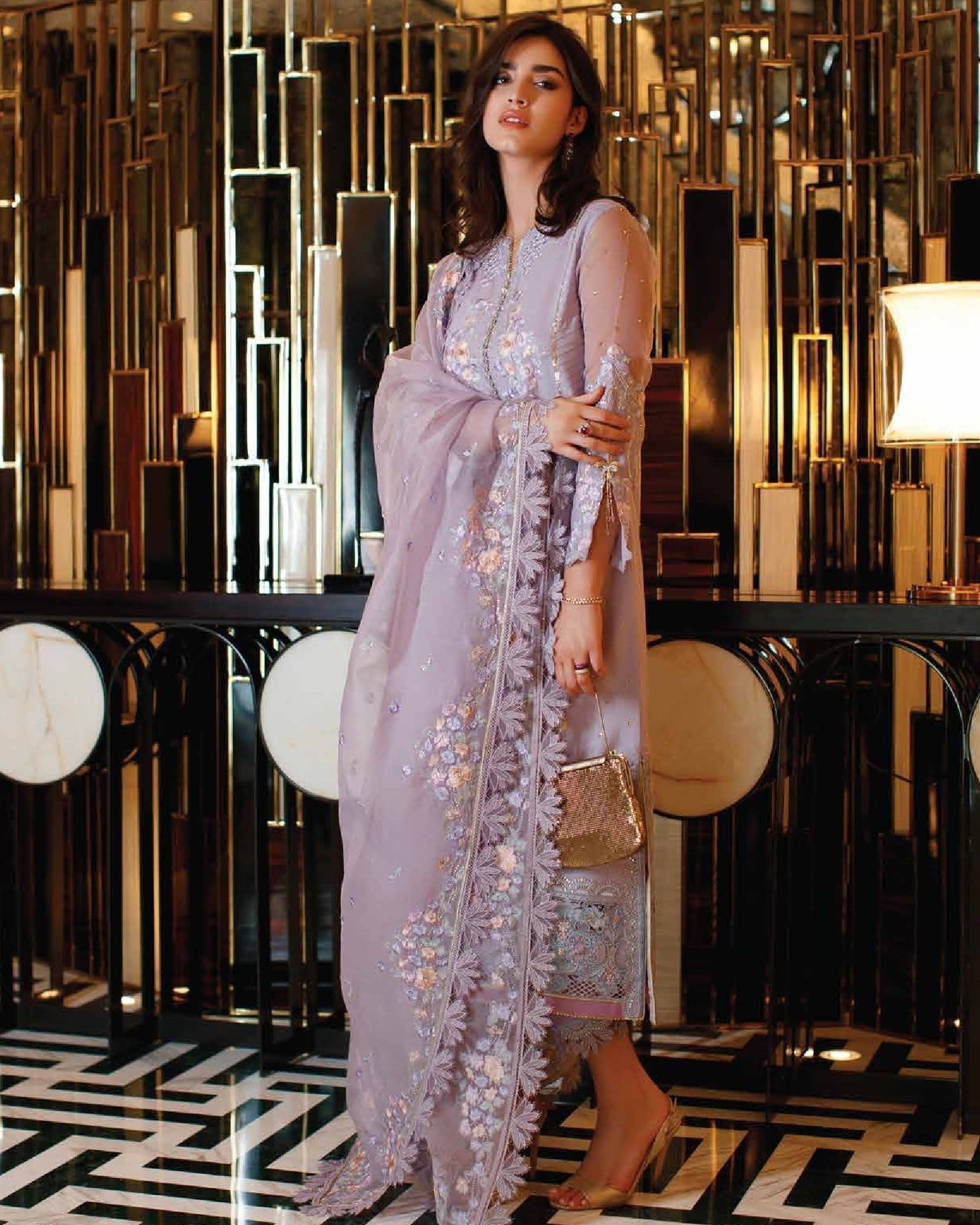 Mushq | Astoria Festive Lawn | D-03 BLAIR - House Of Anaya