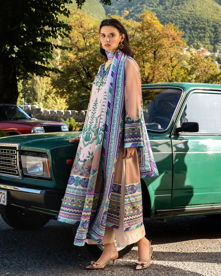 Mushq | Nirvana Printed Silk | Aurora Echo