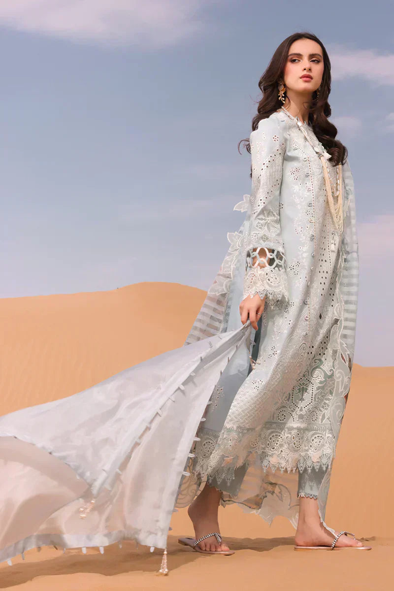 Qalamkar | Chikankari Eid Edit 24 | KM-06 APOLLINE - House Of Anaya