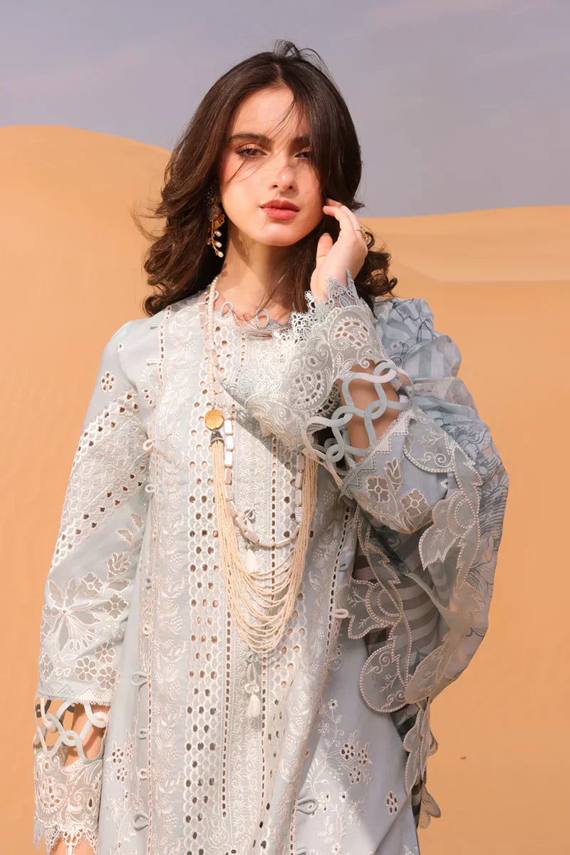 Qalamkar | Chikankari Eid Edit 24 | KM-06 APOLLINE - House Of Anaya