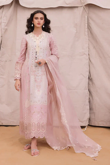 Qalamkar | Chikankari Eid Edit 24 | KM-03 AOIFE - House Of Anaya