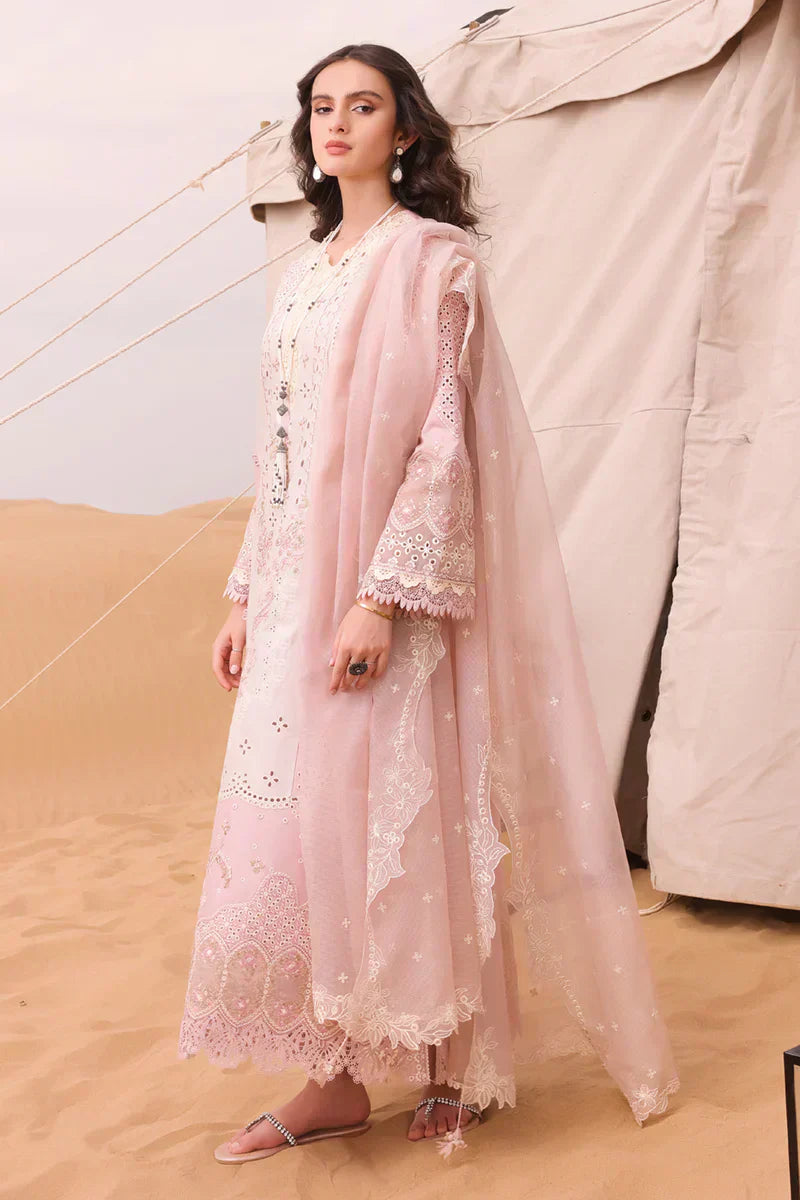 Qalamkar | Chikankari Eid Edit 24 | KM-03 AOIFE - House Of Anaya