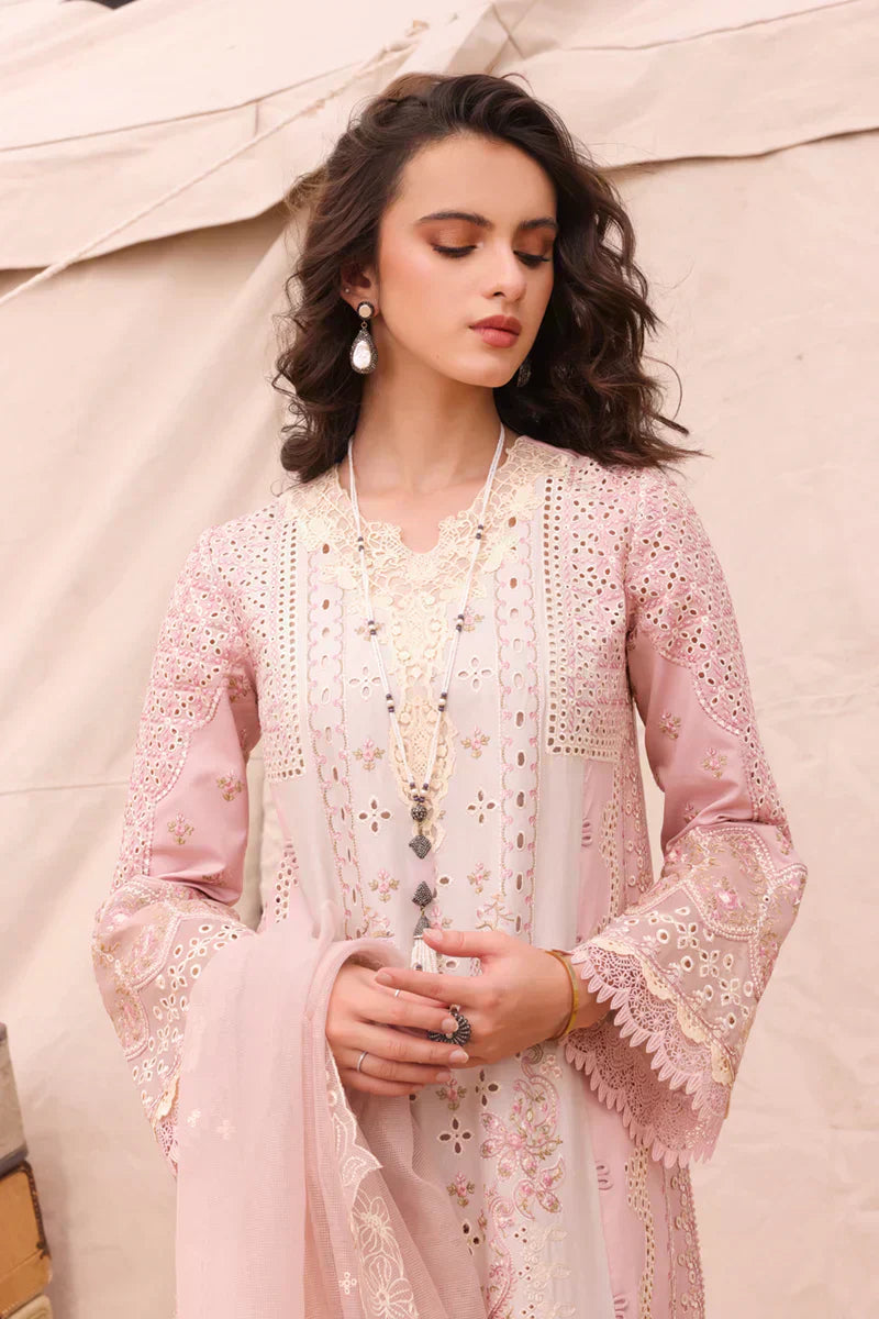 Qalamkar | Chikankari Eid Edit 24 | KM-03 AOIFE - House Of Anaya
