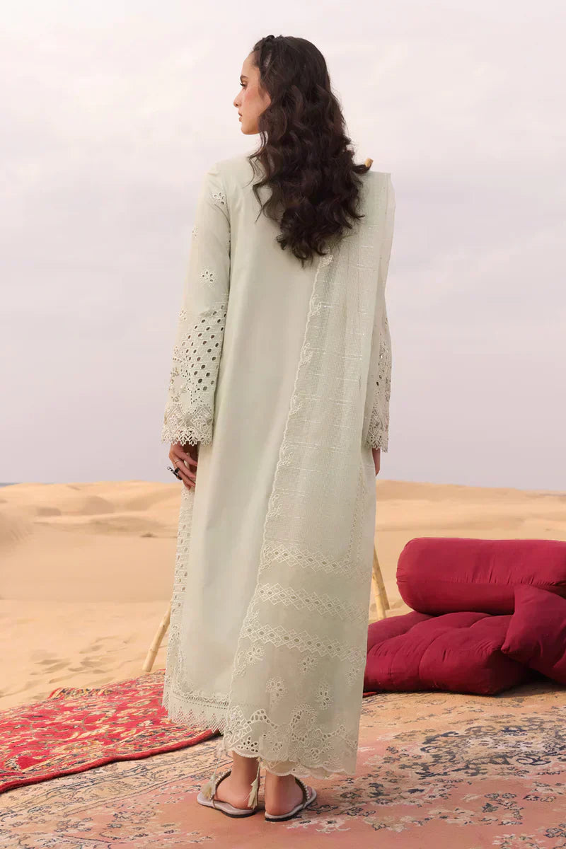 Qalamkar | Chikankari Eid Edit 24 | KM-04 SORCHA - House Of Anaya