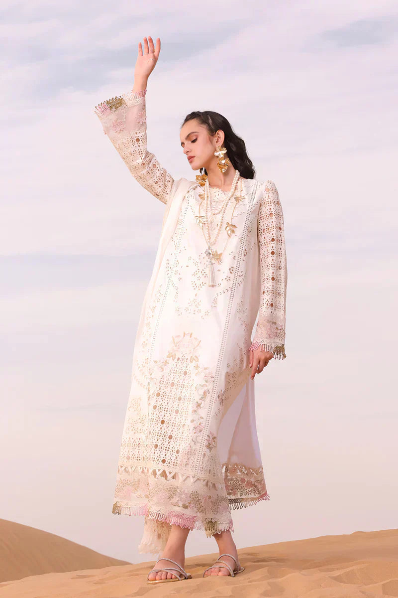 Qalamkar | Chikankari Eid Edit 24 | KM-02 SAOIRSE - House Of Anaya