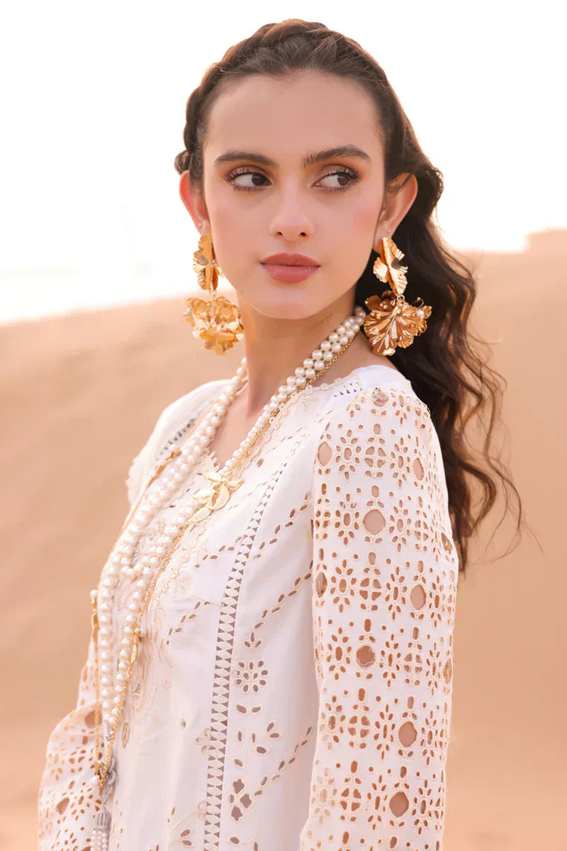 Qalamkar | Chikankari Eid Edit 24 | KM-02 SAOIRSE - House Of Anaya