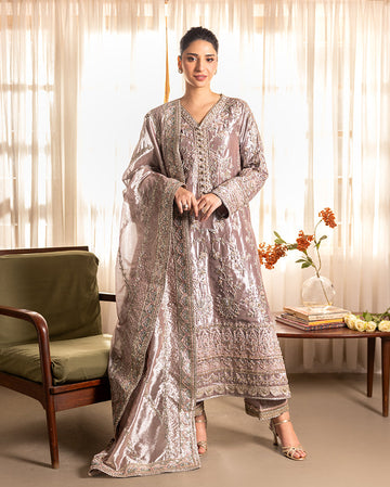 Mushq | Sunehri Lama Silk | Hamna