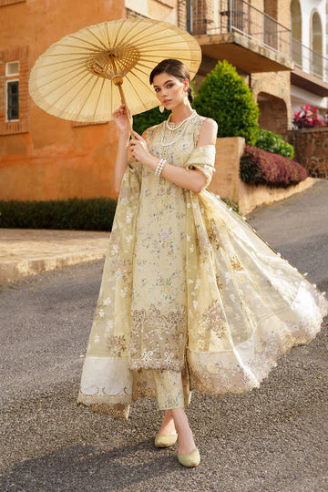 Baroque | Luxury Pret 24 | LAWN UF-584 - House Of Anaya